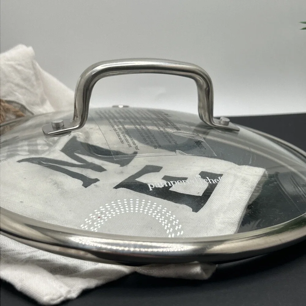 Pampered Chef Quick Cooker‎ Glass Lid New 100197 NEW